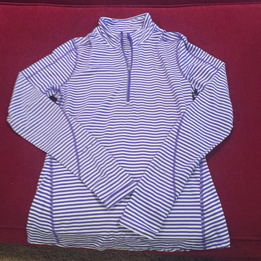 Nike half zip drifit running top